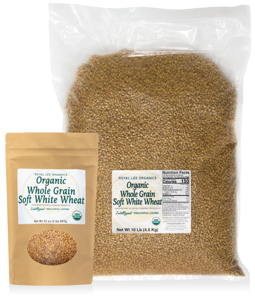 Organic Soft White Wheat Berries