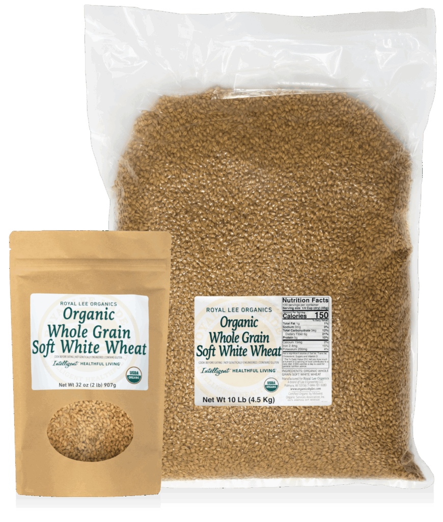 Organic Soft White Wheat Berries