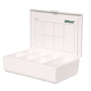 Supplement Pill Box With Sticky Notes | Wholebody Solutions Supplement Pill Box With Sticky Notes